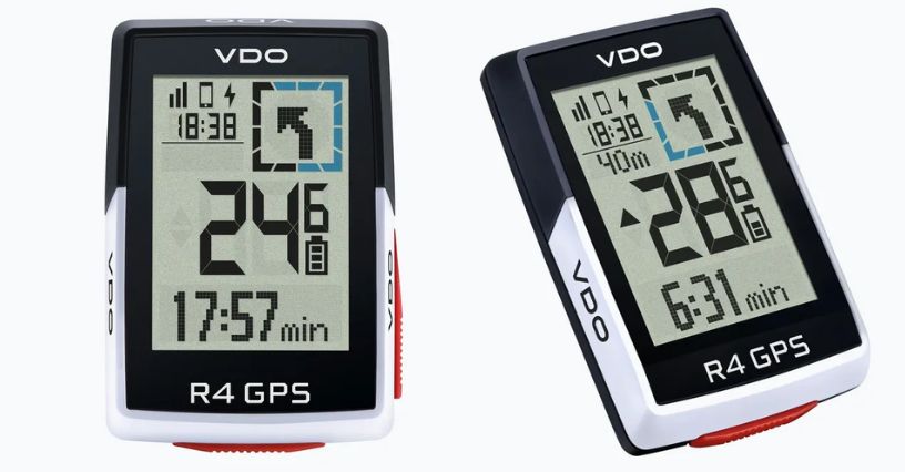 Licznik rowerowy VDO R4 GPS Top Mount Set