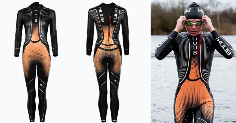 Kobieta w piance triathlonowej HUUB Agilis 3:3