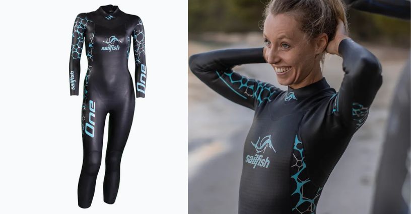 Kobieta w piance triathlonowej  sailfish One 7