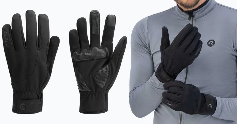 Rękawiczki na rower zimowe Rogelli Core II Winter Windproof