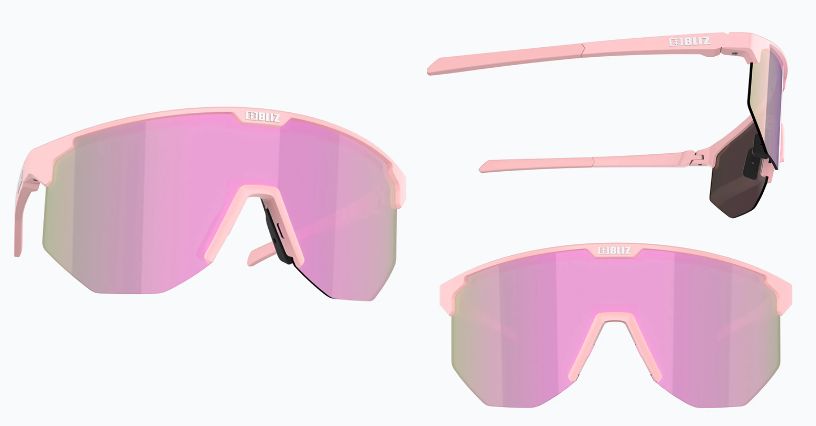 Okulary przeciwsłoneczne Bliz Hero Small matt powder pink/brown/rosegold multi