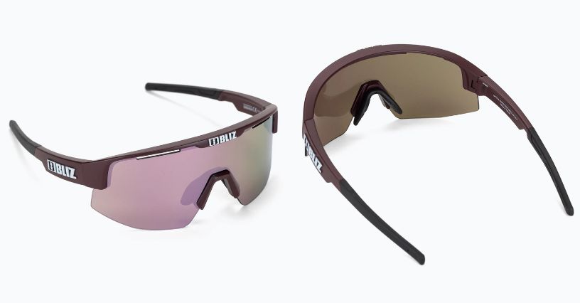 Okulary przeciwsłoneczne Bliz Matrix Small burgundy/brown rose multi