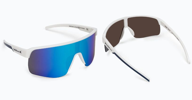 Okulary przeciwsłoneczne Red Bull SPECT Dakota white/ice blue revo