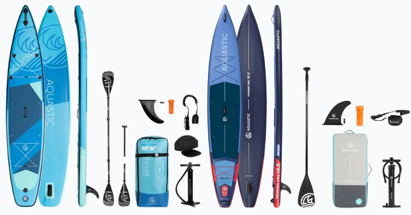 Deski SUP turystyczne  AQUASTIC Touring 11'6" oraz  AQUASTIC Touring 14'0"