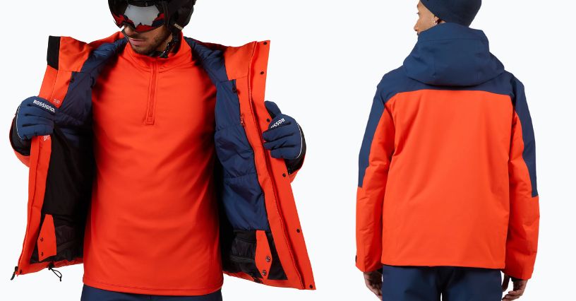 Mężczyzna w kurtce narciarskiej Rossignol Velika Insulated