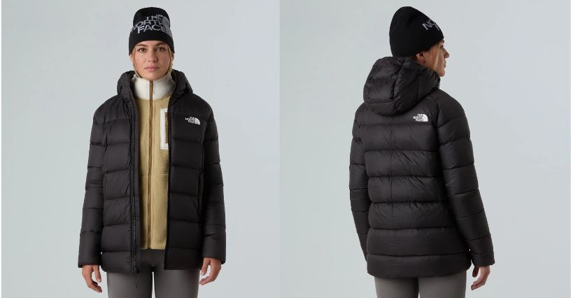 Kobieta w kurtce puchowej damskiej The North Face Hyalite Down Parka