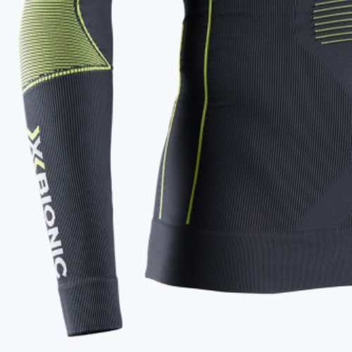 Bluza termoaktywna męska X-Bionic Energy Accumulator 4.0 charcoal/yellow