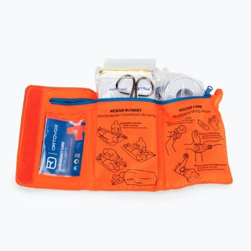 Apteczka turystyczna ORTOVOX First Aid Roll Doc Mini shocking orange