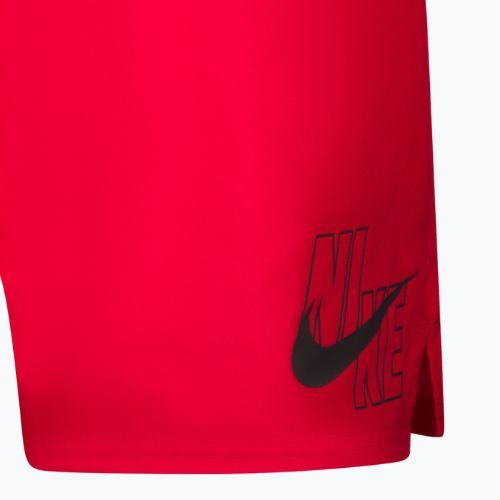 Szorty kąpielowe męskie Nike Logo Solid 5" Volley university red