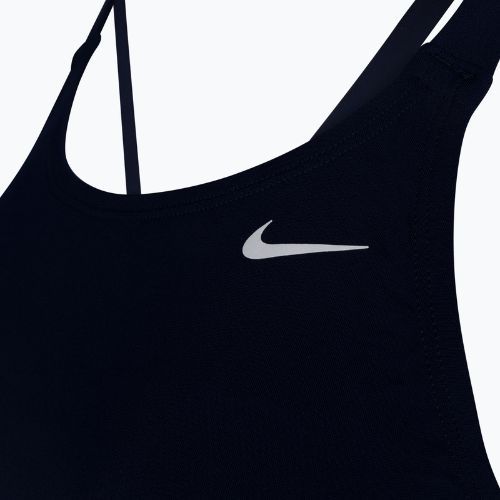Strój pływacki jednoczęściowy damski Nike Hydrastrong Solid Fastback navy