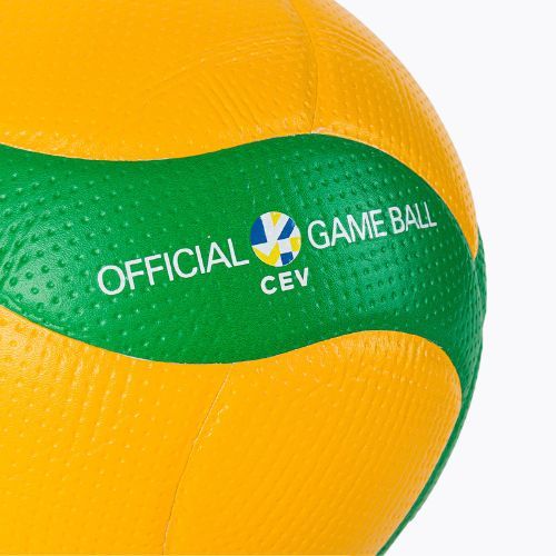 Piłka do siatkówki Mikasa V200W CEV yellow/green rozmiar 5