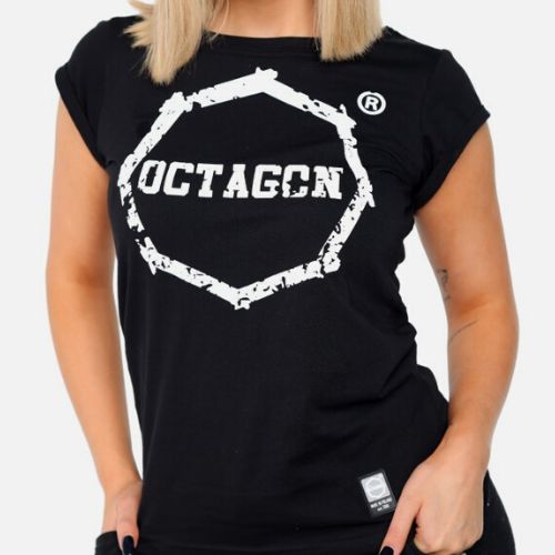 Koszulka damska Octagon "Zęby" black