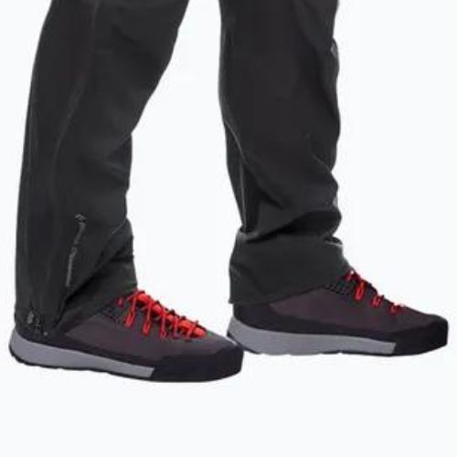 Spodnie z membraną męskie Black Diamond Stormline Stretch Full Zip Rain black