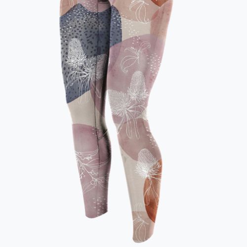 Legginsy neoprenowe damskie O'Neill Bahia 1.5 mm desert bloom/drift blue