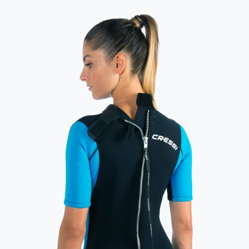 Pianka do pływania damska Cressi Med X 2,5 mm black/light blue/grey