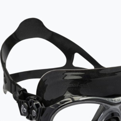 Zestaw do nurkowania Cressi Big Eyes Evolution + Alpha Ultra Dry black/black