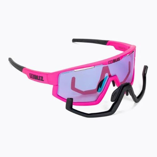 Okulary przeciwsłoneczne Bliz Fusion Nano Optics Nordic Light pink/ begonia/ violet blue multi