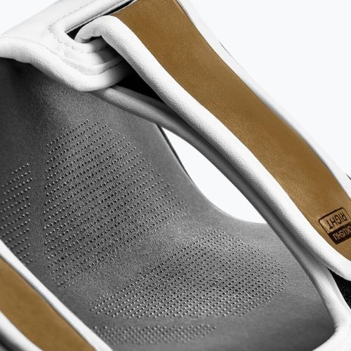 Ochraniacze piszczeli i stóp Hayabusa T3 Striking Shin Guards white/gold