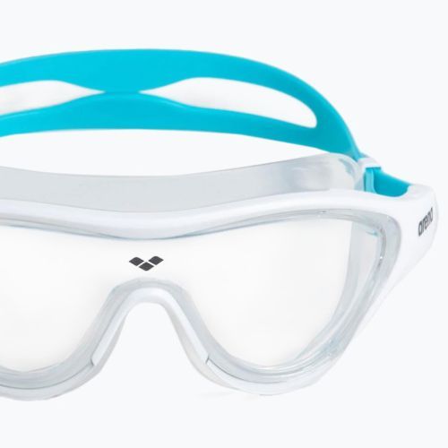 Maska do pływania dziecięca arena The One Mask clear/ white/ lightblue