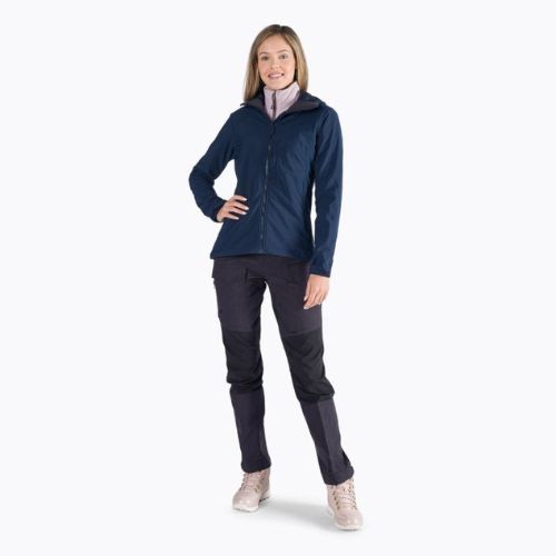 Kurtka softshell damska Helly Hansen Paramount Hood Softshell navy