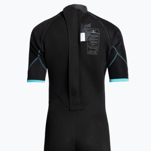 Pianka do pływania damska O'Neill Reactor-2 2 mm Back Zip Spring black/light aqua