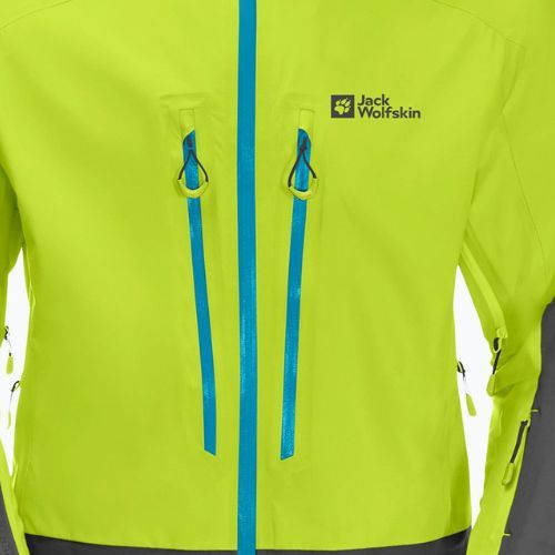 Kurtka skiturowa męska Jack Wolfskin Alpspitze 3L lime