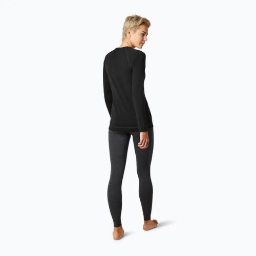 Bluza termoaktywna damska Smartwool Merino 250 Baselayer Crew Boxed black