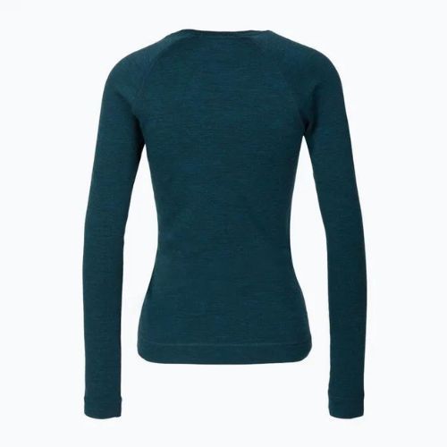 Bluza termoaktywna damska Smartwool Merino 250 Baselayer Crew Boxed twilight blue heather