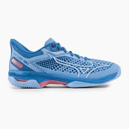 Buty do tenisa damskie Mizuno Wave Exceed Tour 5 AC dutch cana/white/tea rose