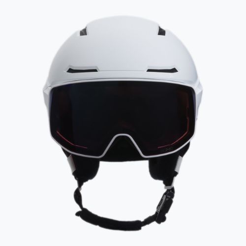Kask narciarski Salomon Driver Prime Sigma Plus white/silver pink/sky blue