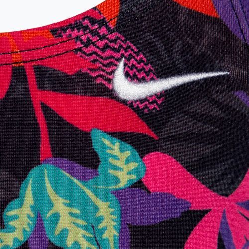 Strój pływacki jednoczęściowy dziecięcy Nike Multiple Print Fastback hyper pink