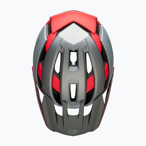 Kask rowerowy Bell FF Super Air R MIPS Spherical matte gray/red