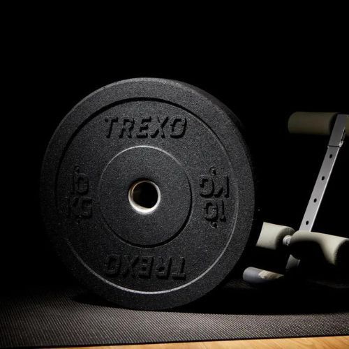 Obciążenie bumperowe olimpijskie XTREXO TRX-BMP010 10 kg czarne