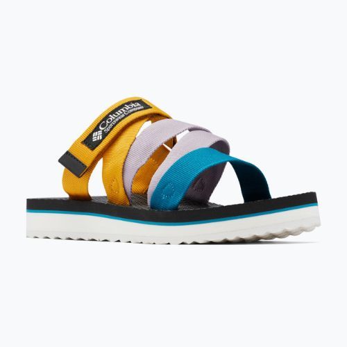 Klapki damskie Columbia Alava golden yellow/snowcap