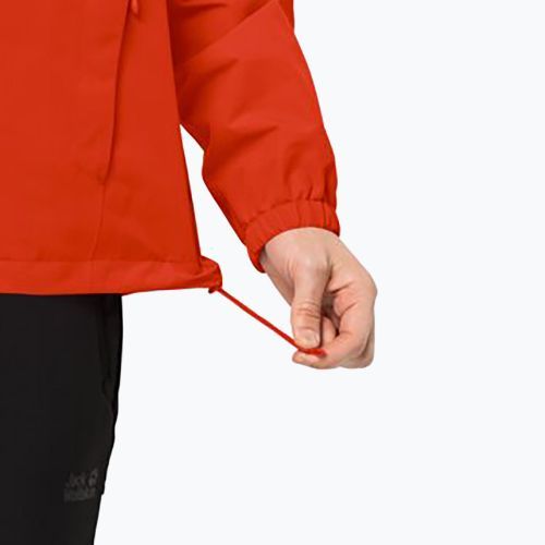 Kurtka przeciwdeszczowa męska Jack Wolfskin Stormy Point 2L strong red