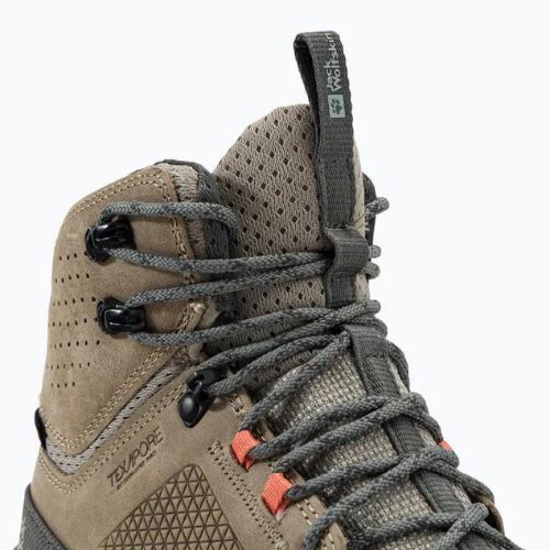 Buty trekkingowe damskie Jack Wolfskin Terraquest Texapore Mid misty green