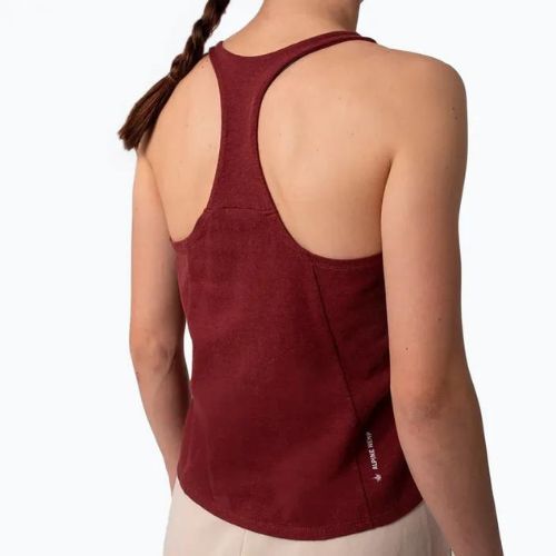 Koszulka wspinaczkowa damska Salewa Lavaredo Hemp Crop Tank syrah