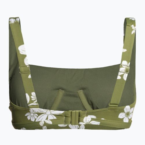 Góra od stroju kąpielowego ROXY Retro D-Cup loden green surfrider spirit s