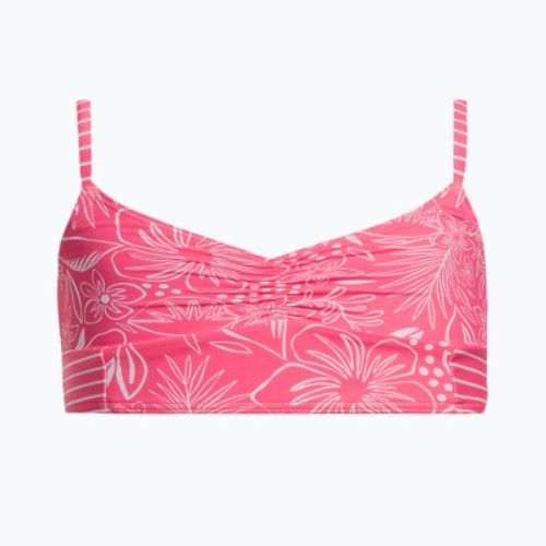 Strój kąpielowy dwuczęściowy dziecięcy ROXY Vacay For Life Crop Top Set sunkissed coral tropical tide