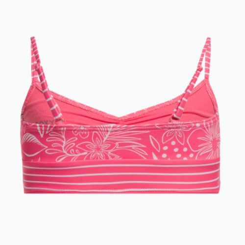 Strój kąpielowy dwuczęściowy dziecięcy ROXY Vacay For Life Crop Top Set sunkissed coral tropical tide