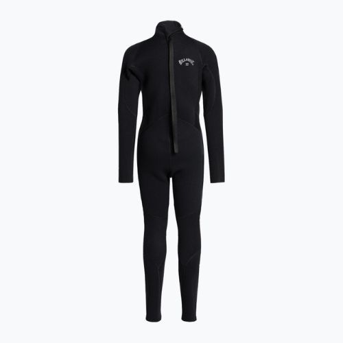 Pianka do pływania dziecięca Billabong 4/3 mm Intruder Back Zip  black