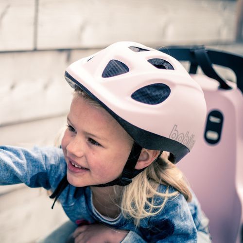 Fotelik rowerowy bobike Go Maxi candy pink