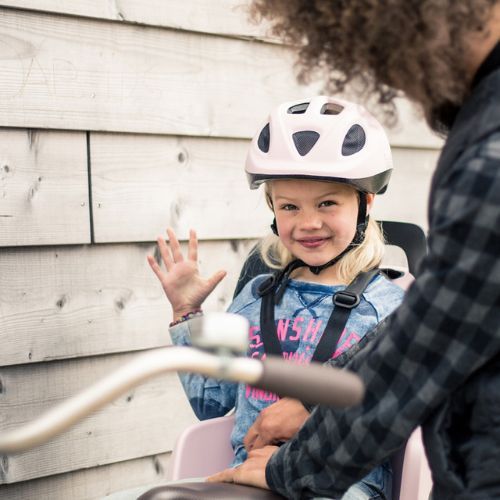 Fotelik rowerowy bobike Go Maxi candy pink