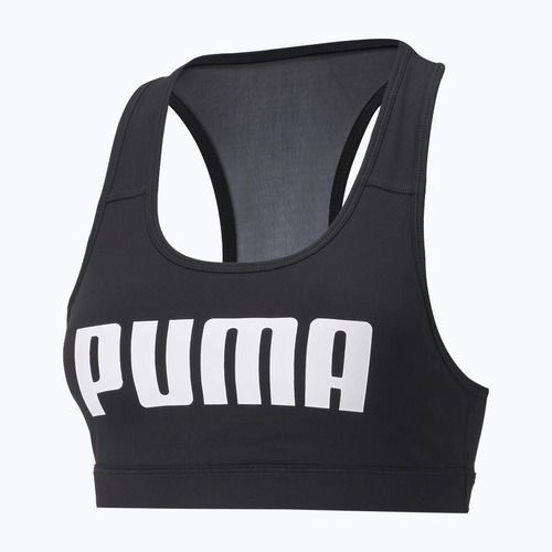 Biustonosz treningowy PUMA Mid Impact 4Keeps Graphic PM puma black/white puma