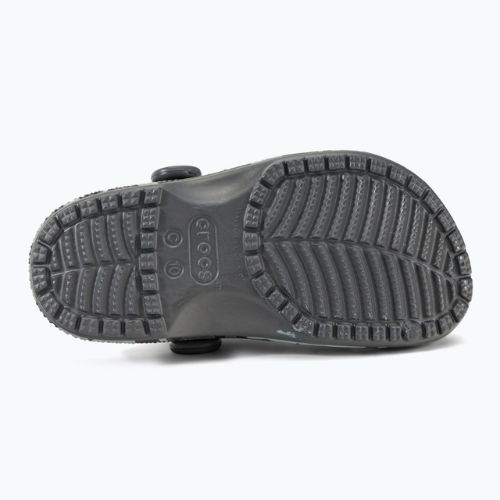 Klapki dziecięce Crocs Classic Camo Clog Toddler black/grey
