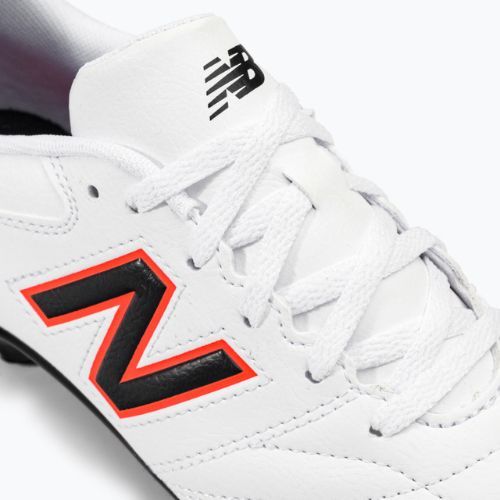 Buty piłkarskie dziecięce New Balance 442's Academy V2 FG white/black