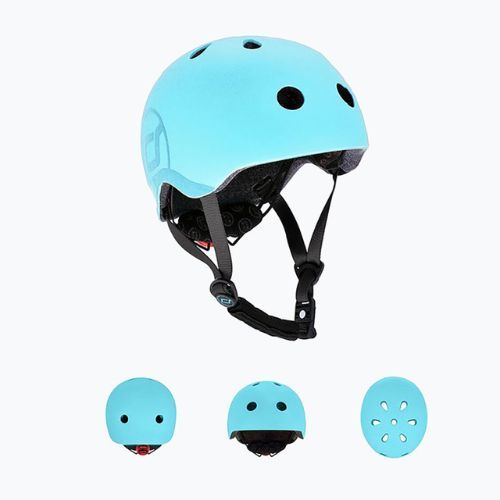Kask dziecięcy Scoot & Ride S-M blueberry