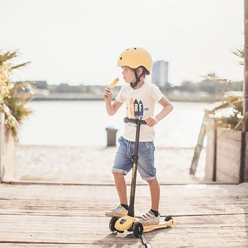 Kask dziecięcy Scoot & Ride S-M lemon
