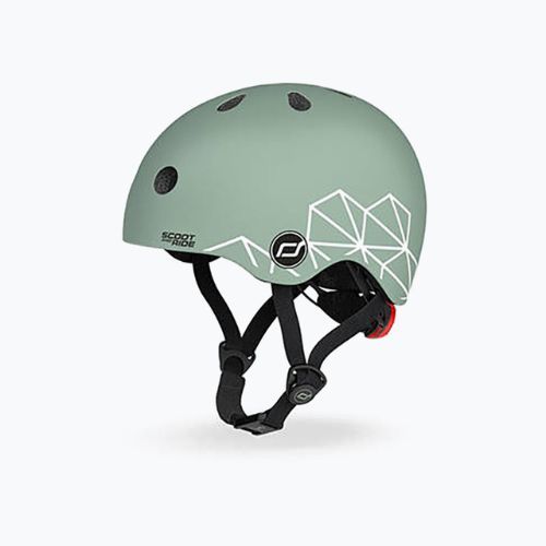 Kask dziecięcy Scoot & Ride XXS-S green lines