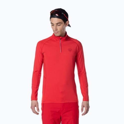 Bluza termoaktywna męska Rossignol Classique 1/2 Zip sports red